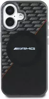 AMG Rhombs MagSafe Apple iPhone 16 Plus dėklas telefonui juodos spalvos