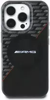 AMG Rhombs MagSafe Apple iPhone 16 Pro dėklas telefonui juodos spalvos