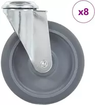 Ratukai, 8vnt., 125mm, pasukami, tvirtinami varžtu