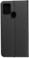 Dėklas Oem LUNA Book Carbon skirtas Samsung Galaxy A21s juodos spalvos