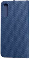 Dėklas Oem LUNA Book Carbon skirtas Samsung Galaxy A50 mėlynos spalvos