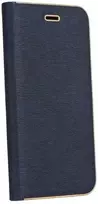 Dėklas Oem LUNA Book Gold skirtas Samsung Galaxy J5 2017 navy mėlynos spalvos