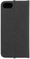 Dėklas Oem Flip case for iPhone 7 / 8 / SE 2020 / SE 2022 Luna Book Carbon juodas