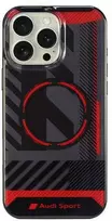 Apple iPhone 16 Pro Max Audi IML Sport MagSafe (AUS-IMLMIP16PM-RSQ/D2-BK) dėklas telefonui juodos spalvos