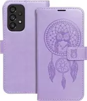 Forcell Oem MEZZO Book dėklas skirtas Samsung Galaxy A52 5G / A52 LTE ( 4G ) / A52s 5G dreamcatcher violetinės spalvos