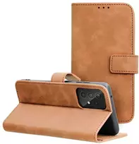 Forcell Oem TENDER Book dėklas skirtas Samsung Galaxy A52 5G / A52 LTE ( 4G ) / A52s 5G rudos spalvos