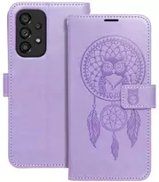 Forcell Oem MEZZO Book dėklas skirtas Samsung Galaxy A12 / M12 dreamcatcher violetinės spalvos