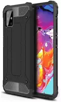 Forcell Oem ARMOR dėklas skirtas Samsung Galaxy A51 juodos spalvos