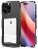 Dėklas Spigen Crystal Slot, krištolo skaidrumo – iPhone 16 Pro Max