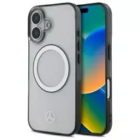 Mercedes MEHMP16S23HUOKC Apple iPhone 16 6.1" dėklas telefonui skaidrus Printed MagSafe logo