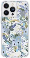 Rifle Paper Šautuvų popierius skaidrus MagSafe – dėklas, skirtas iPhone 14 Pro Max (Garden Party Mėlyna)