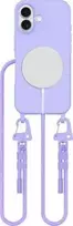 Tech-Protect MagNecklace MagSafe with Lanyard Apple iPhone 16 – dėklas telefonui violetinės spalvos