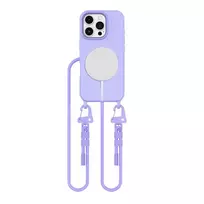 Tech-Protect MagNecklace MagSafe with Lanyard Apple iPhone 16 Pro Max – dėklas telefonui violetinės spalvos