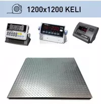 Platforminės svarstyklės Keli 1200x1200 mm su svėrimo indikatoriumi CWBR22