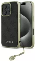 Guess GUHCP16XGF4GGR Apple iPhone 16 Pro Max 6.9" dėklas telefonui juodos spalvos 4G Charms Collection