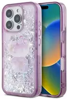 Hello Kitty HKHCP16XL50PPU Apple iPhone 16 Pro Max 6.9" dėklas telefonui violetinės spalvos Liquid Glitter 50TH Anniversary Party