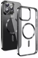 SWISSTEN CLEAR JELLY MagStick metalinis dėklas, skirtas SAMSUNG GALAXY S24 ULTRA 5G juodas