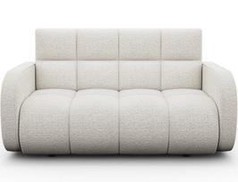 Sofa-lova Deverio, balta sp., 154 x 103 cm x 83 cm