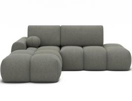 Kampinė sofa Vittario, žalia sp., 170 x 227 cm x 95 cm