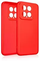 Beline Silikoninis Xiaomi 14 dėklas telefonui raudonos spalvos