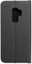 Dėklas Oem LUNA Book Carbon skirtas Samsung Galaxy S9 Plus juodos spalvos