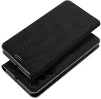Dėklas Forcell Oem LUNA Book Carbon skirtas Xiaomi Redmi Note 11 / 11S juodos spalvos
