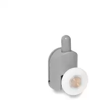 Thema Lux Thema_Lux Viengubi apatiniai ratukai dušo kabinai, Ø 23 mm, 2 vnt