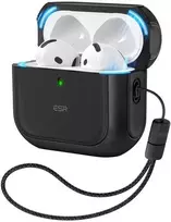 Dėklas ESR ORBIT HALOLOCK MAGSAFE Apple AirPods 4 juodos spalvos