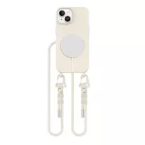 Tech-Protect MAGNECKLACE MagSafe Apple iPhone 14 dėklas telefonui smėlio spalvos