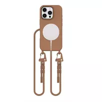 Tech-Protect MAGNECKLACE MagSafe Apple iPhone 16 Pro dėklas telefonui rudos spalvos