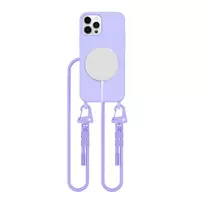 TECH-PROTECT MAGNECKLACE MagSafe Apple iPhone 12 / 12 Pro dėklas telefonui levandų spalvos