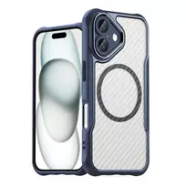 Hurtel Leading Series MagSafe silikoninis Apple iPhone 16 – dėklas telefonui mėlynos spalvos