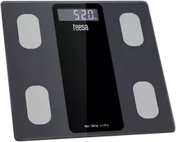 Virtuvinės svarstyklės Teesa Vonios svarstyklės su kūno sudėties analize Body Analyzer
