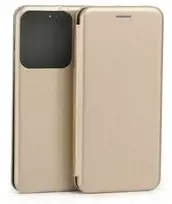 Beline Book Magnetic Infinix Smart 7 dėklas telefonui aukso spalvos