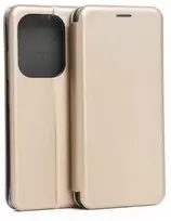 Beline Book Magnetic Poco M6 Pro dėklas telefonui aukso spalvos