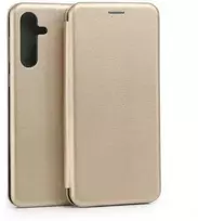 Beline Book Magnetic Samsung Galaxy M55 dėklas telefonui aukso spalvos