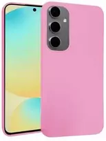 Beline Candy Samsung Galaxy S24 FE dėklas, šviesiai rožinės spalvos