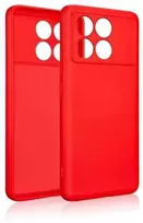 Beline Silikoninis Poco X6 Pro dėklas telefonui raudonos spalvos