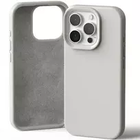 Dėklas Mercury Silikoninis Apple iPhone 16 Pro 6,3" dėkals telefonui pilkos spalvos