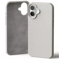 Dėklas Mercury Silikoninis Apple iPhone 16 Plus 6,7" dėkals telefonui pilkos spalvos