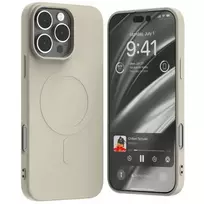 Dėklas Mercury MagSafe Semi-Silikoninis Apple iPhone 16 Pro Max 6,9" dėkals telefonui pilkos spalvos