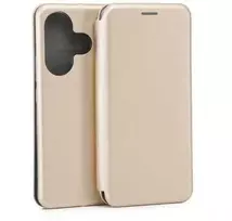 Beline Book Magnetic Poco F6 dėklas telefonui aukso spalvos