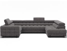 Kampinė sofa Fectory, pilka sp., 205 x 346 cm x 93 cm