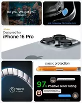 Dėklas Spigen Klasikinis C1 MagSafe, mandarinų spalvos - iPhone 16 Pro