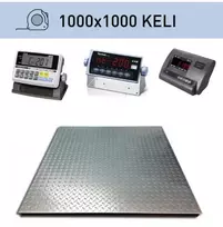 Platforminės svarstyklės Keli 1000x1000 mm su svėrimo indikatoriumi XK3190 A12 OIML