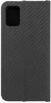 Dėklas Oem LUNA Book Carbon skirtas Samsung Galaxy A51 juodos spalvos