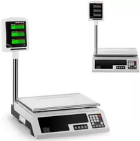 Virtuvinės svarstyklės Steinberg Systems Svarstyklės sklepowa platformowa 34x23cm maitinimo šaltinis + akumulator 30kg / 1g