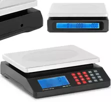 Virtuvinės svarstyklės Steinberg Systems LCD parduotuvės ir sandėlio tikrinimo svarstyklės 30 kg / 1 g