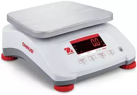 Virtuvinės svarstyklės VALOR 4000 svarstyklės su legalizavimu virtuvei, maitinimui, vandeniui IP68 LED 15Kg / 5g - OHAUS V41PWE15T-M