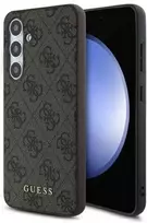 GUESS dėklas skirtas Samsung Galaxy S24 FE GUHCS24FEG4GFBR (HC PU 4G Metal Logo) rudos spalvos